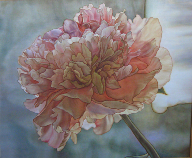 Персиковый пион